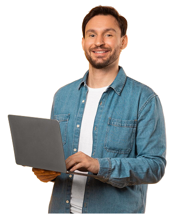 Person using PDF converter